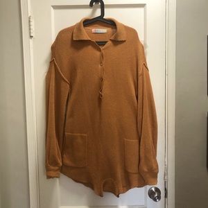 Free People sweater romper